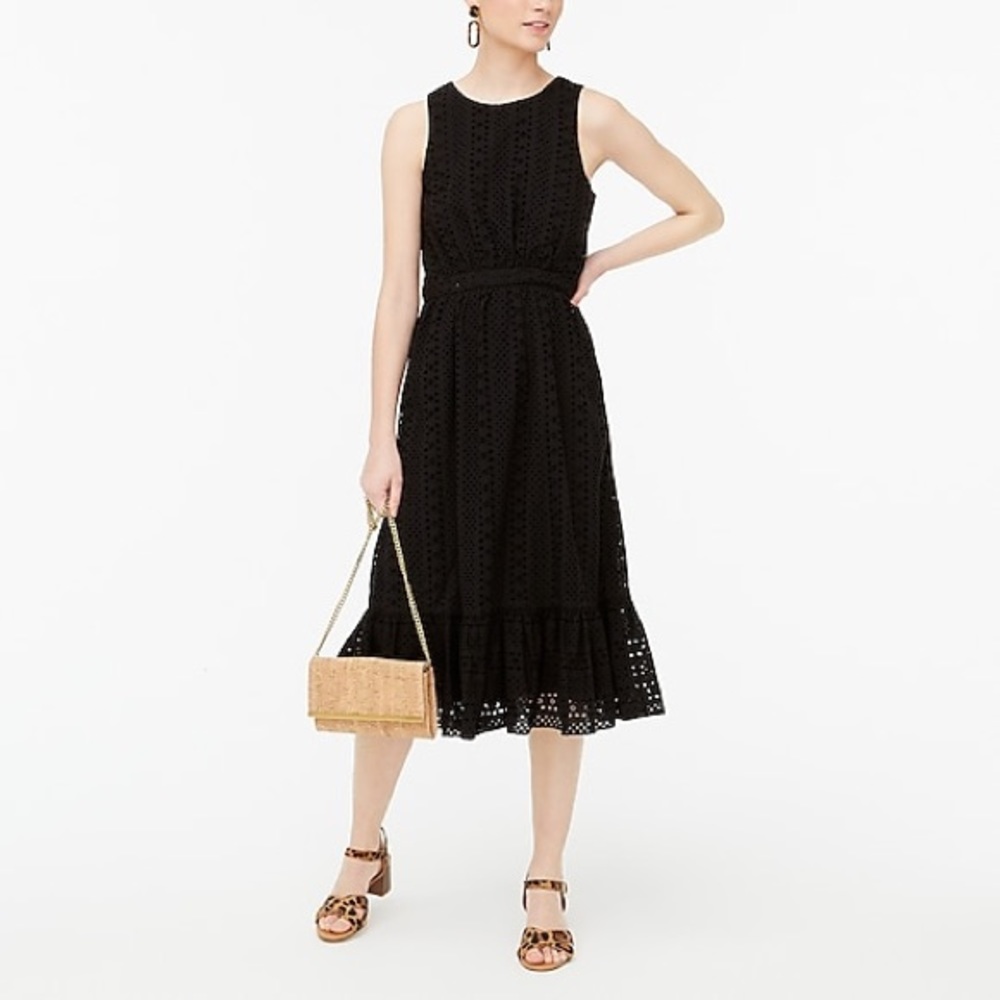 Free Shipping NWT J crew Eyelet dress Size 14